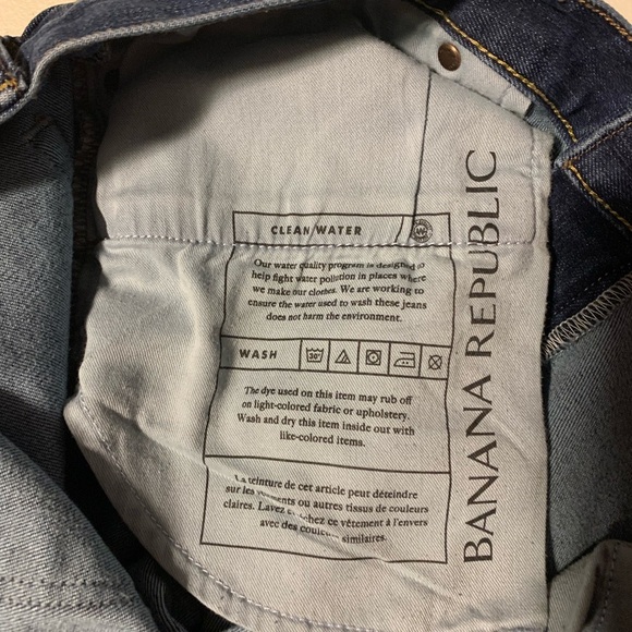 Banana Republic Rapid Movement Denim Women’s Straight Leg Slim Fit Jeans 36/32 - Picture 11 of 12